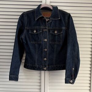 Guess Women's Dark Blue Denim Jacket